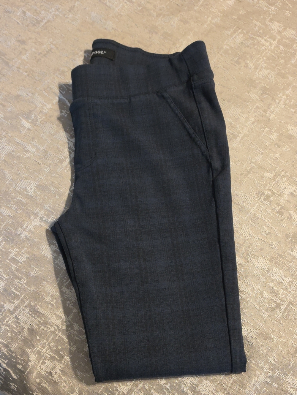 LIVERPOOL 10/30 Pullon Dress/Casual Comfy & Sexy Black/Blue Plaid